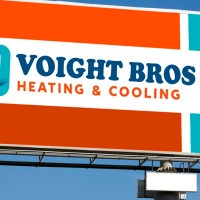 Billboard advertising Voight Brothers Heating & Cooling